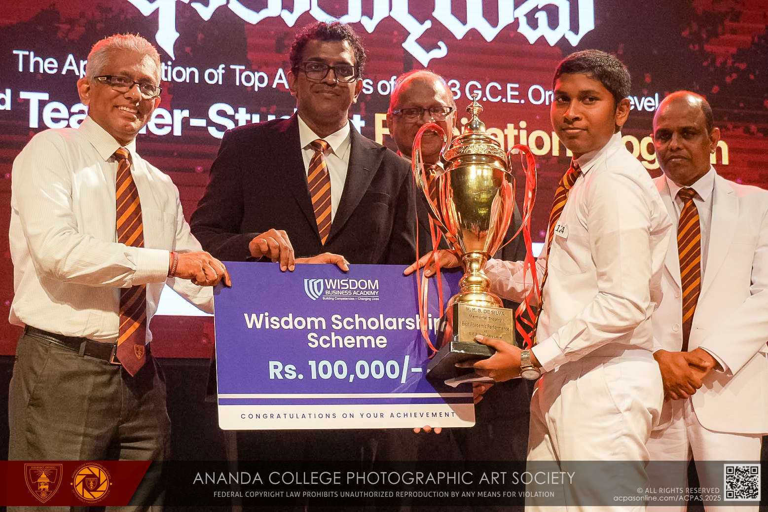 Ananda College Felicitates 171 Students with 9 A’s at the 23rd Annual O/L Felicitation Ceremony